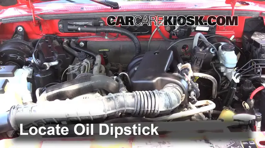 2004 Mazda B3000 SE 3.0L V6 Oil Check Oil Level